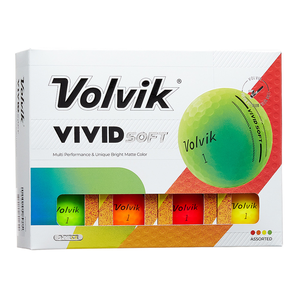 Volvik Vivid Soft Golf Balls - Maple Hill Golf